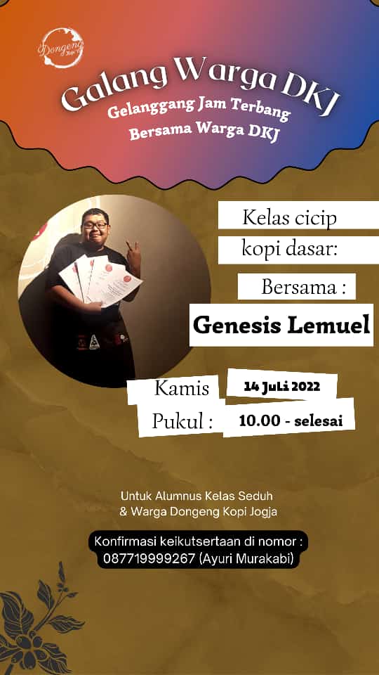 gelanggang DKJ Dongeng Kopi